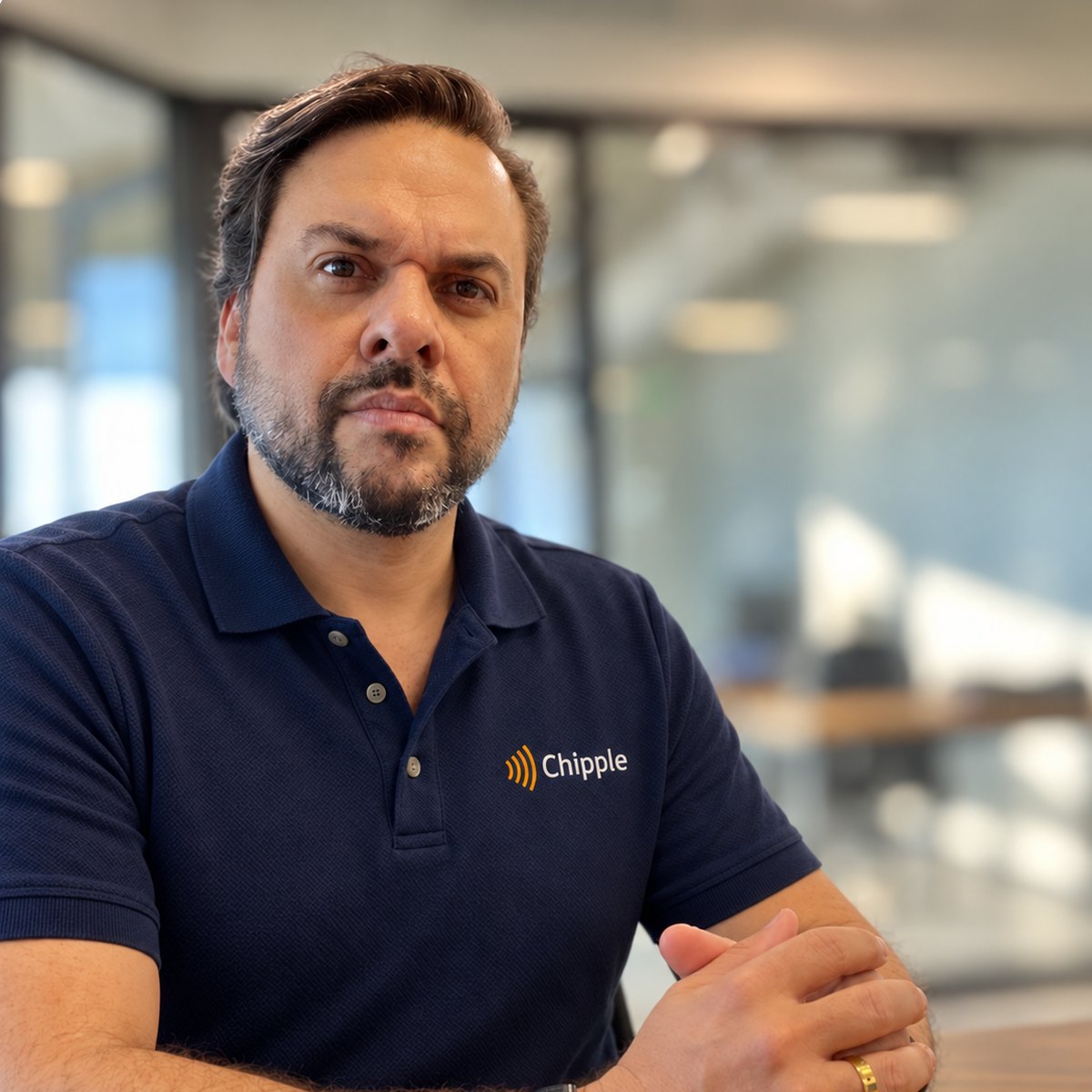 Portrait of Esdras Ribeiro, Co-Founder & Chief Franchising Officer at Chipple.
